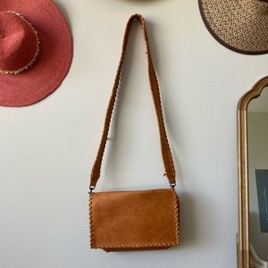 Able whipstitch crossbody bag